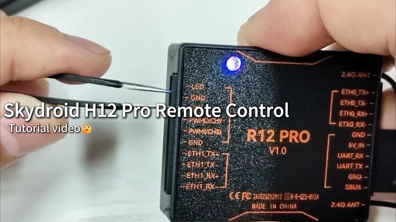 Tutorial video for using the Skydroid H12 Pro Remote Control - YouTube