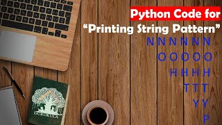 Learn Python in Tamil | How to print Pattern With Strings | GURUKULA | [TAMIL]