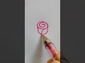 Shorts how to draw rose  drawing of a rose art rose drawing