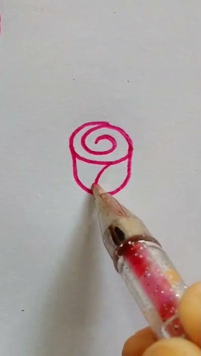 #shorts How To Draw Rose | Drawing Of a Rose #art #rose #drawing