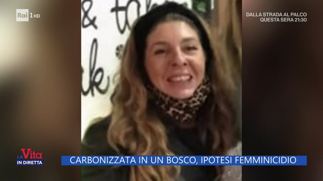 Carbonizzata in un bosco, ipotesi femminicidio - La Vita in diretta 10/01/2025
