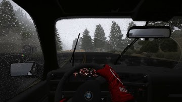 Assetto Corsa  -wet L.A. Canyons - Preview -A lot Crashes!!!