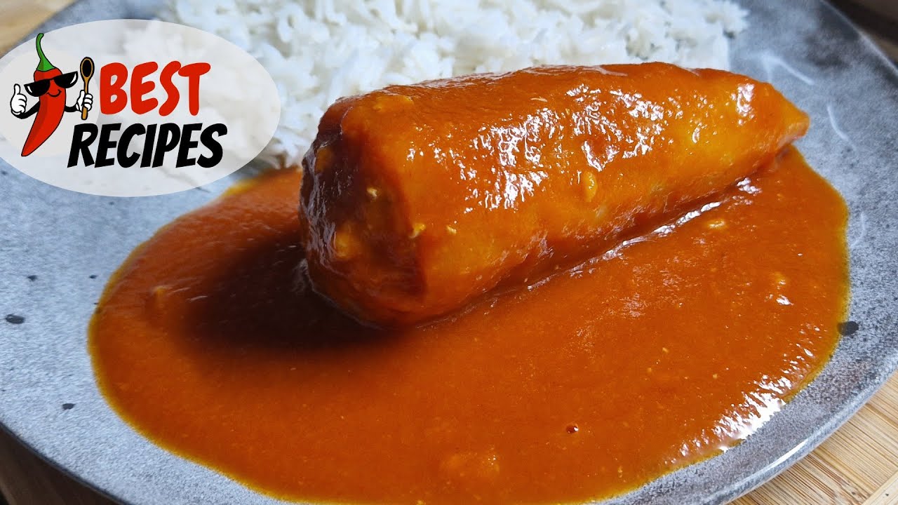 Фаршированные перцы с мясом и томатным соусом