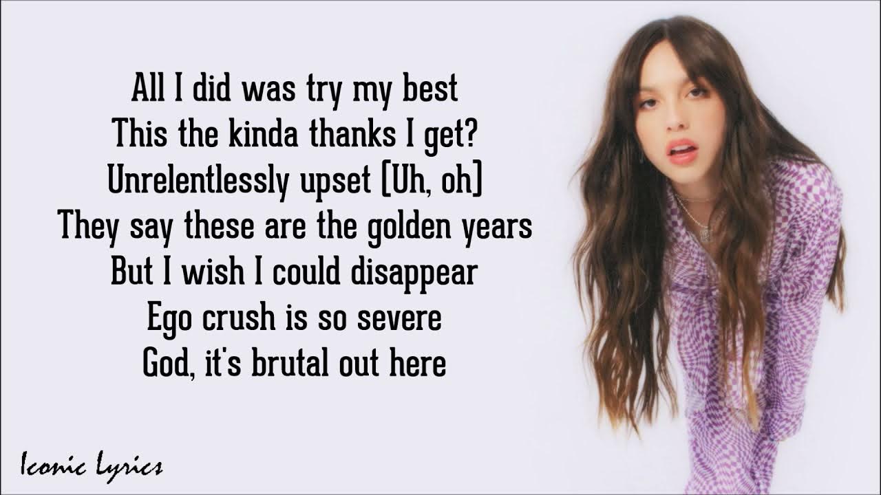 Brutal - Olivia Rodrigo (Lyrics) - YouTube