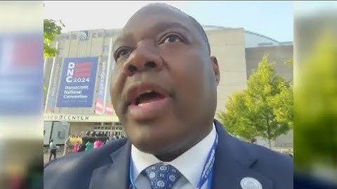 State Rep. Elgin Rogers, local delegate at DNC, reacts to final day of convention