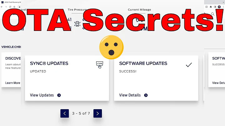 How To Find Hidden OTA Status On Ford Mach-E