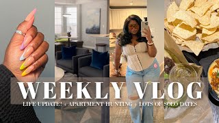 WEEKLY VLOG! LIFE UPDATE! + APARTMENT HUNTING IN HOUSTON, TEXAS + LOTS OF SOLO DATES| Itsreallyadree