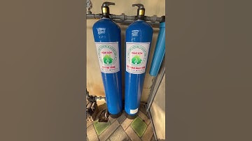 Lọc tổng xử lý nước giếng khoan 2 cột 3 cấp lọc