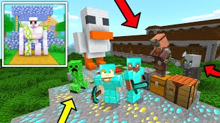 Block Crazy Robo World Master - Diamonds Block in Mansion 🤯💎 Multiplayer Survival Gameplay  screenshot 1