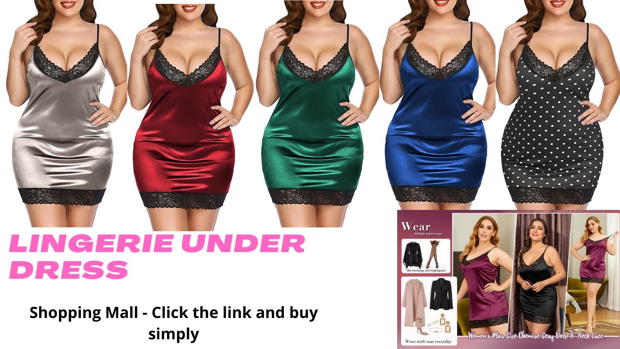 lingerie Under Dress | IN'VOLAND Women's  | Shopping Mall  |For pretty women https://amzn.to/3A6GDxK
