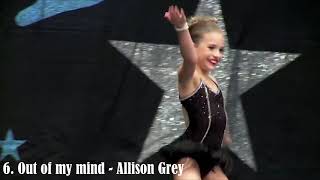 Top 10 Dance Moms songs that always get stuck in my head @therosegarden6531