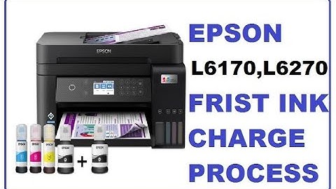 EPSON ECO TANK L6270,L6170 ALL IN ONE PRINTER  / INK CHARGE PROCESS /FRIST INK REFILL/FRIST SETUP
