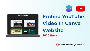 How To Embed YouTube Video in Canva Website (Full 2025 Step-by-Step Tutorial)