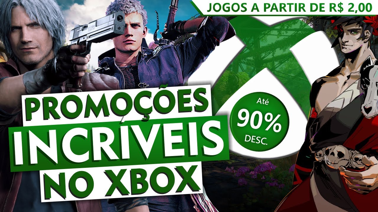 Xbox: jogos com até 90% de desconto para Xbox One e Series S, X