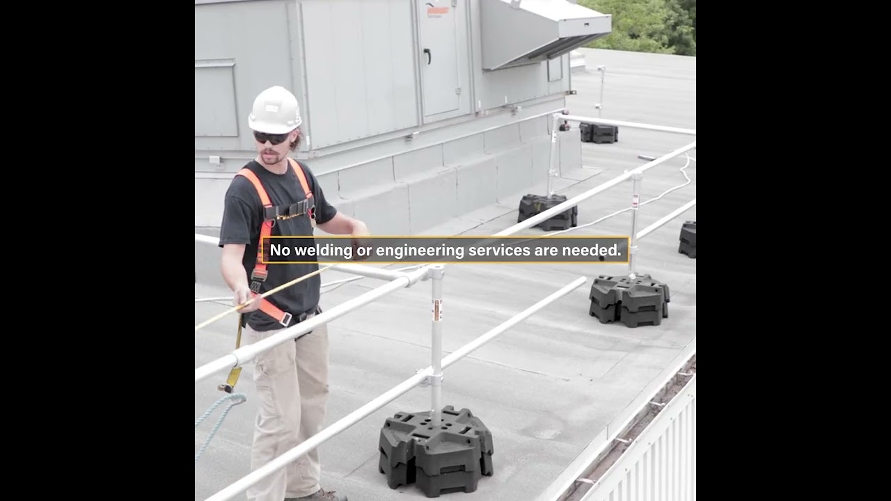 Protect your roof with Metaltech guardrails