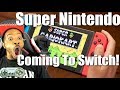 Super Nintendo Games Coming To Nintendo Switch