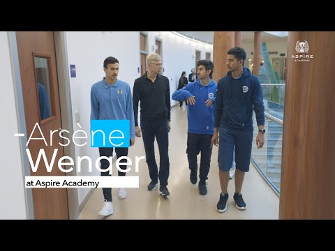 The Invincible Arsène Wenger Hails Aspire Academy أرسين فينغر يشيد بأكاديمية أسباير 