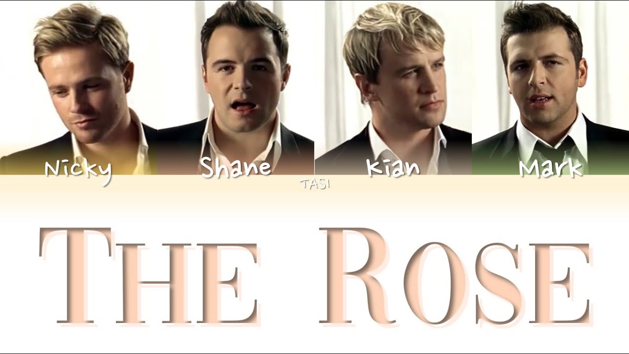 Westlife The Rose (Colorcoded lyrics w/Eng/Kor) YouTube