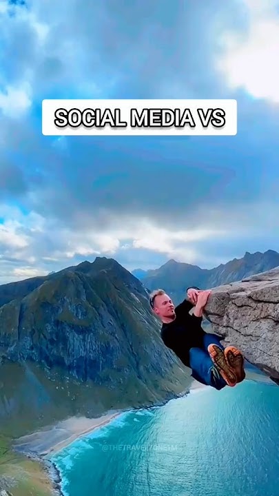 social-media-vs-real-life-travel-travelvlog-explore-nature-youtube