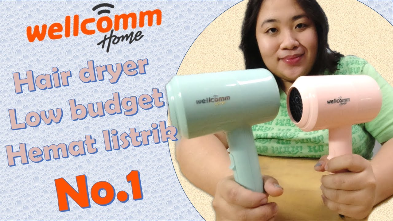 Hair Dryer Mini Travel Friendly Blow Dryer Pengering Rambut Budget