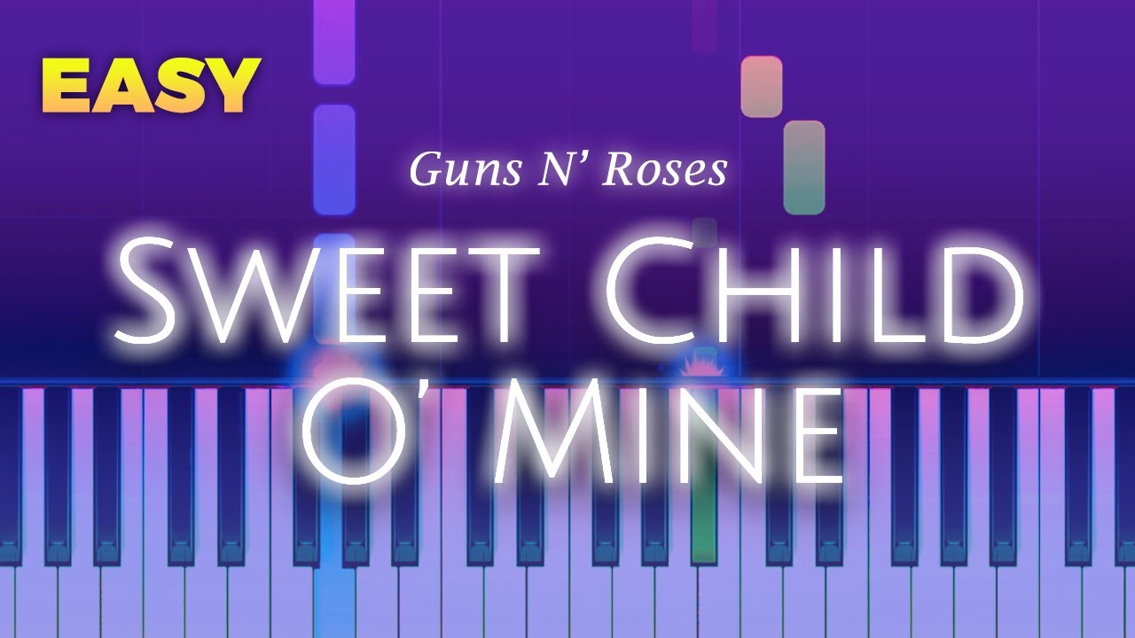 Guns N’ Roses - Sweet Child O’ Mine - EASY Piano Instrumental TUTORIAL by Piano Fun Play