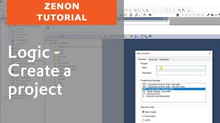 zenon Logic - Create a project