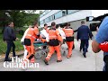 Slovakian PM wheeled into hospital in Banská Bystrica after helicopter transfer