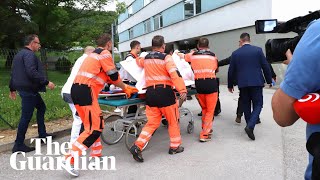 Slovakian Pm Wheeled Into Hospital In Banská Bystrica After Helicopter Transfer