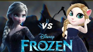 Dark Elsa Vs Angela | My Talking Angela 2 | Frozen #video #mytalkingangela2 #frozen