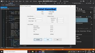 Hotel Charges Calculator Project Visual Basic VB (+Source Code in Description!)