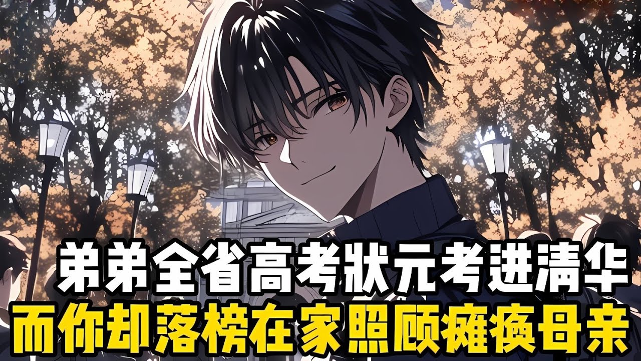 同胞雙生兄弟命卻截然不同，弟弟以全省高考狀元的身份靠近清北，碩士畢業後留在瞭京都，然而你卻高考落榜，然後在小鎮上照顧癱瘓多年的母親#漫画 #小说 #爽文