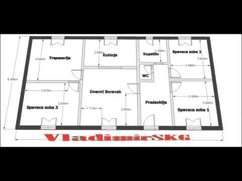 Kako napraviti plan u Sketchup-u ( How to make a plan in Sketchup)