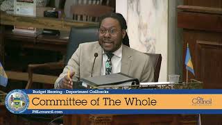 Committee of the Whole: Budget Hearing 05-05-2026 (Afternoon)