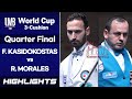 [Seoul World Cup 3-Cushion 2018] Quarter Final-Filipos KASIDOKO. (GRC) vs Robinson MORALES (COL).H/L