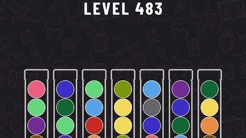 Ball Sort Puzzle Level 483 #ballsortpuzzle #ballsortpuzzlegameplay #puzzlegame #mobilegames