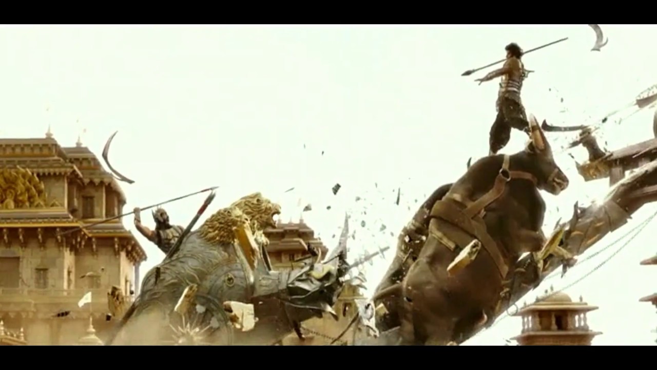 Bahubali war scene