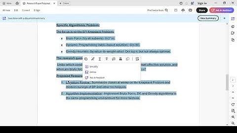 ResearchPaperProposal - Advanced Algorithm Analysis And Design