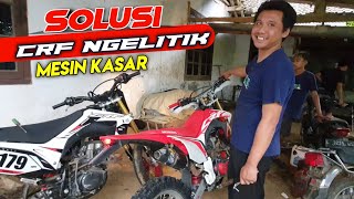 SOLUSI CRF 150L Mesin Kasar Bunyi Ngelitik ‼️ Seting Klep Cukup 5 Menit Halus Lagi