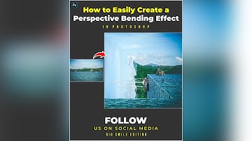 How to Easily Create a Perspective Bending Effect - Photoshop Tutorial