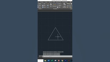 Autocad Short_Circle in triangle, Tan - Tan - Tan