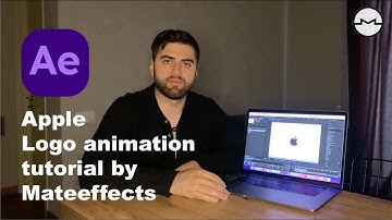 Apple logo animation tutorial by Mateeffects, Adobe after effects