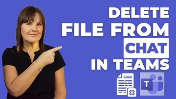 How to delete a file from Chat in Microsoft Teams
