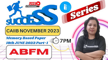 CAIIB Nov 2023 | ABFM - Memory Based Questions (Part -1)  | Questions of ABFM | Ambitious Baba