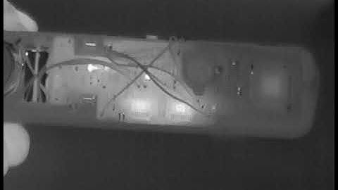 konica hexar rf activity of electronics under thermal camera in properly working camera