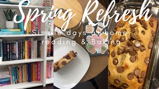 VLOG | 🌷 🧺 Spend the day with me, Spring Refresh, Baking, Reading