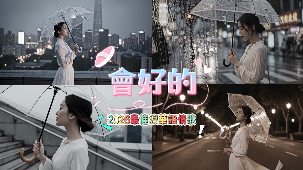 會好的|2026最催淚華語情歌 🎧 一首歌治癒所有失落與疲憊「總有一天一切都會好的」| 動態歌詞 Lyrics - YouTube