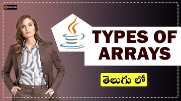 Types of arrays in Java Telugu