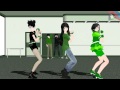 Green vs green dance battle