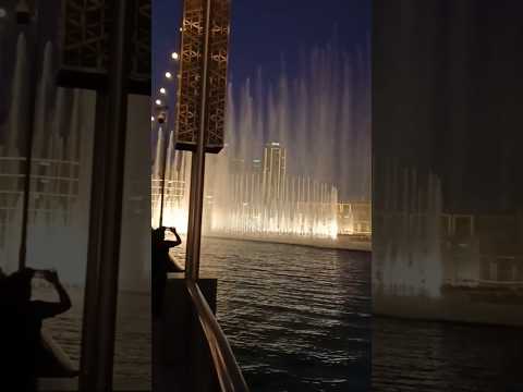 one night in Dubai🤙 Burj khalifa fountain ⛲show #burjkhalifa #dubai  #short #shorts #uae #rspvlog