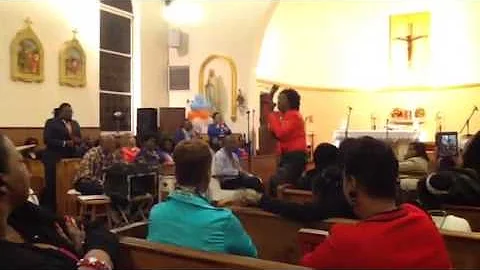 Lynette Brown singing Thank You Lord by T. Hawkins